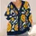 Golden Wildflower Botanical Motifs for Everyday Bohemian Layering and Holiday Style All-over Print Knitted Cardigan - 4