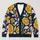 Golden Wildflower Botanical Motifs for Everyday Bohemian Layering and Holiday Style All-over Print Knitted Cardigan - 1