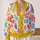 Colorful Cat Motifs for Cozy Vacation Layering, Playful Everyday Style for Women Gift All-over Print Knitted Cardigan - 2
