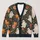 Ghost Pumpkin Rose Halloween Botanical Layering Style for Women and Autumn Gatherings All-over Print Knitted Cardigan - 1