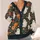 Ghost Pumpkin Rose Halloween Botanical Layering Style for Women and Autumn Gatherings All-over Print Knitted Cardigan - 4