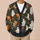 Ghost Pumpkin Rose Halloween Botanical Layering Style for Women and Autumn Gatherings All-over Print Knitted Cardigan - 6
