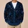 Golden Constellation Stars for Elegant Autumn Evenings, Date Nights, and Casual Style All-over Print Knitted Cardigan - 6