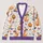 Rainbow Halloween Cats, Ghosts And Pumpkins For Cozy Fall Layering, Parties And Gifts All-over Print Knitted Cardigan - 1