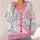 Dreamy Pastel Butterfly Boho Layer For Beach Vacations And Summer Dates Plus Size All-over Print Knitted Cardigan - 4