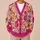 Playful Pink Cats And Citrus Fruit For Cheerful Everyday Layering And Weekend Style All-over Print Knitted Cardigan - 6