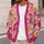 Playful Pink Cats And Citrus Fruit For Cheerful Everyday Layering And Weekend Style All-over Print Knitted Cardigan - 5
