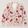 Pink Cherry Bow Motif for Romantic Autumn Outfits, Vacation Days, and Date Nights All-over Print Knitted Cardigan - 1
