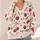 Pink Cherry Bow Motif for Romantic Autumn Outfits, Vacation Days, and Date Nights All-over Print Knitted Cardigan - 4