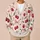 Pink Cherry Bow Motif for Romantic Autumn Outfits, Vacation Days, and Date Nights All-over Print Knitted Cardigan - 6
