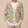 Colorful Wildflower Meadow for Spring Layering, Botanical Style for Everyday Wear Looks All-over Print Knitted Cardigan - 6