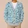 Navy Blue Fish Motif for Coastal Vacation Layering and Autumn Outfits, Women's Style All-over Print Knitted Cardigan - 6