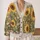 Sunflower Meadow Blooms for Relaxed Autumn Outings and Vacation Style for Women All-over Print Knitted Cardigan - 2