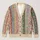 Vintage Paisley Floral Stripes for Autumn Layering, Colorful Bohemian Women's Style All-over Print Knitted Cardigan - 1