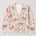 Dusty Rose Bows and Botanical Sprigs for Romantic Spring Vacation Style for Women All-over Print Knitted Cardigan - 1