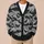 Mothman Forest Night Scenes for Gothic Folklore Style and Dark Academia Fans All-over Print Knitted Cardigan - 6