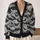 Mothman Forest Night Scenes for Gothic Folklore Style and Dark Academia Fans All-over Print Knitted Cardigan - 2
