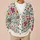 Colorful Floral Dragonfly Motifs for Spring Layering and Plus Size Women’s Daily Style All-over Print Knitted Cardigan - 6