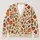 Autumn Pumpkin Coffee Cup Leaves And Books For Cozy Weekend Layering Style For Women All-over Print Knitted Cardigan - 1