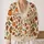Autumn Pumpkin Coffee Cup Leaves And Books For Cozy Weekend Layering Style For Women All-over Print Knitted Cardigan - 2