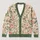 Pastel Floral Botanical Blooms for Spring Outings and Relaxed Everyday Layering Women All-over Print Knitted Cardigan - 1