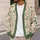 Pastel Floral Botanical Blooms for Spring Outings and Relaxed Everyday Layering Women All-over Print Knitted Cardigan - 5