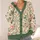 Pastel Floral Botanical Blooms for Spring Outings and Relaxed Everyday Layering Women All-over Print Knitted Cardigan - 4