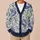 Blue Peony Botanical Blooms for Autumn Layering and Everyday Women’s Garden Wardrobe All-over Print Knitted Cardigan - 6