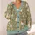 Adorable Puppy Dogs Golden Leaves Sage Green Spring Layering Gift For Dog Lovers All-over Print Knitted Cardigan - 4