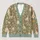 Adorable Puppy Dogs Golden Leaves Sage Green Spring Layering Gift For Dog Lovers All-over Print Knitted Cardigan - 1
