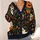 Black Halloween Ghost Pumpkin Candy Corn Witch Style For Cozy Autumn Weekend Wear All-over Print Knitted Cardigan - 4