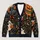 Black Halloween Ghost Pumpkin Candy Corn Witch Style For Cozy Autumn Weekend Wear All-over Print Knitted Cardigan - 1