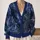 Blue Dragon Moonlit Wildflower Scene For Gothic Autumn Layering And Fantasy Lovers All-over Print Knitted Cardigan - 2