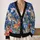 Fairytale Castle and Deer Gift For Her, Whimsical Everyday Layering For Storybook Fans All-over Print Knitted Cardigan - 2