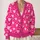 Bright Pink Heart Polka Dots For Playful Spring Layering And Everyday Casual Style All-over Print Knitted Cardigan - 2