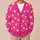 Bright Pink Heart Polka Dots For Playful Spring Layering And Everyday Casual Style All-over Print Knitted Cardigan - 6