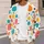 Multicolor Polka Dot Circles for Casual Weekend Layering and Date Night Style Wear All-over Print Knitted Cardigan - 5
