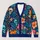 Spooky Pumpkin Skull Floral Motifs For Halloween Parties And Cozy Fall Style Women All-over Print Knitted Cardigan - 1