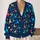 Colorful Reindeer And Star Holiday Motif For Cozy Winter Outfits For Women Plus Size All-over Print Knitted Cardigan - 2