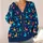Colorful Reindeer And Star Holiday Motif For Cozy Winter Outfits For Women Plus Size All-over Print Knitted Cardigan - 4