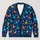 Colorful Reindeer And Star Holiday Motif For Cozy Winter Outfits For Women Plus Size All-over Print Knitted Cardigan - 1