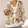 Pumpkin Bow Sunflower Autumn Style for Halloween and Thanksgiving Women’s Wear All-over Print Knitted Cardigan - 4