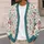Pink Butterfly Floral Botanical Spring Garden Style For Women Everyday Layering Wardrobe All-over Print Knitted Cardigan - 5