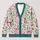 Pink Butterfly Floral Botanical Spring Garden Style For Women Everyday Layering Wardrobe All-over Print Knitted Cardigan - 1