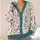 Pink Butterfly Floral Botanical Spring Garden Style For Women Everyday Layering Wardrobe All-over Print Knitted Cardigan - 4