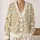 Watercolor Rabbit Wildflower Spring Style For Everyday Layering And Gift Giving Women All-over Print Knitted Cardigan - 2