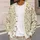 Watercolor Rabbit Wildflower Spring Style For Everyday Layering And Gift Giving Women All-over Print Knitted Cardigan - 5