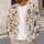Spooky Skeletons Riding Brooms with Pumpkins for Cozy Autumn Vacation Outfits and Gifts All-over Print Knitted Cardigan - 5