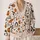 Spooky Skeletons Riding Brooms with Pumpkins for Cozy Autumn Vacation Outfits and Gifts All-over Print Knitted Cardigan - 2
