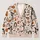 Spooky Skeletons Riding Brooms with Pumpkins for Cozy Autumn Vacation Outfits and Gifts All-over Print Knitted Cardigan - 1